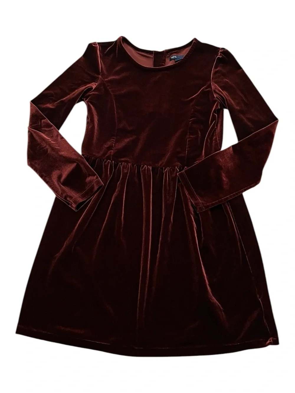 GapKids L(10) Velvet Fit & Flare Holiday Dress
